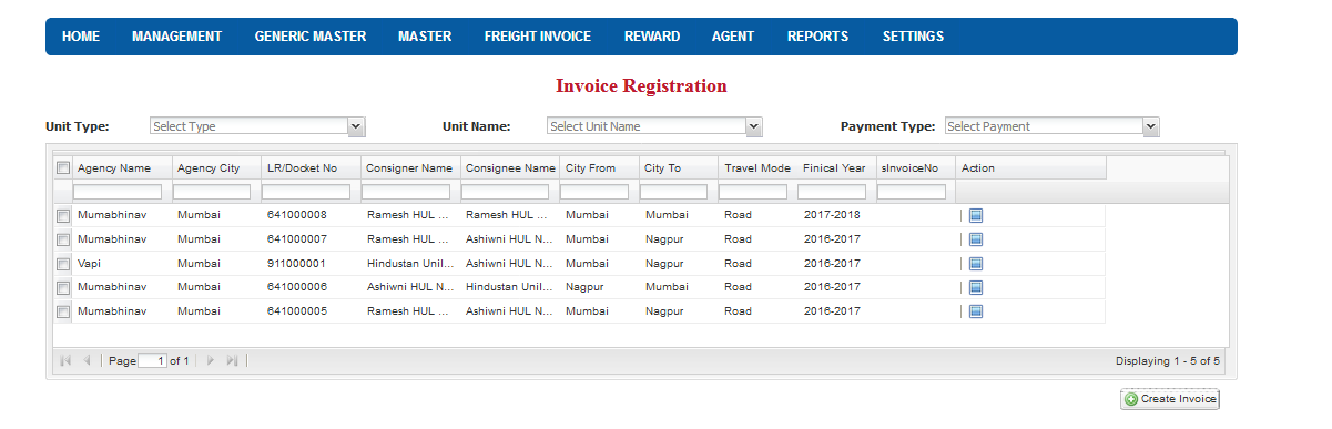 Logistics ERP Modules